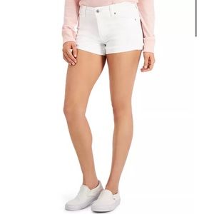 Celebrity Pink Distressed Shorts